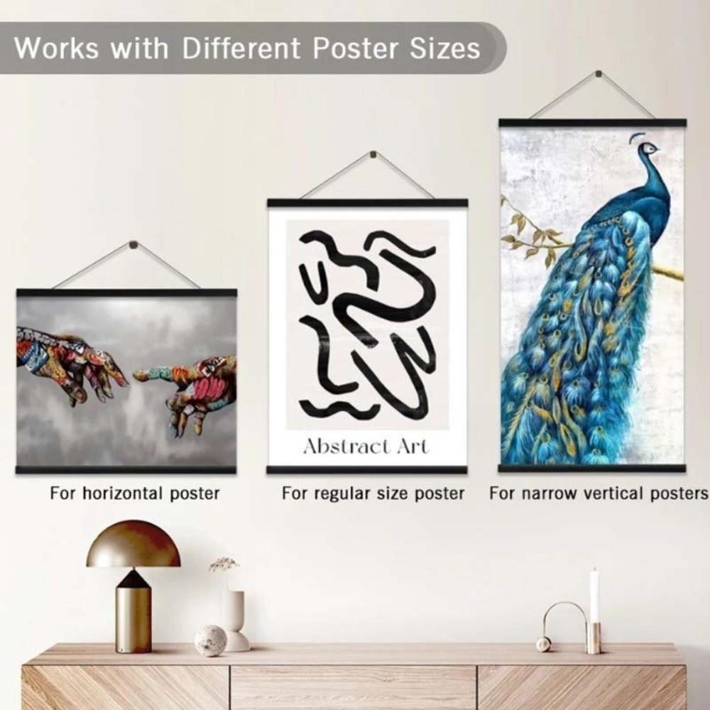 Magnetic Design Magnetic Poster Hanger Adjustable Poster Hanger Artwork Hanger  Home Decor