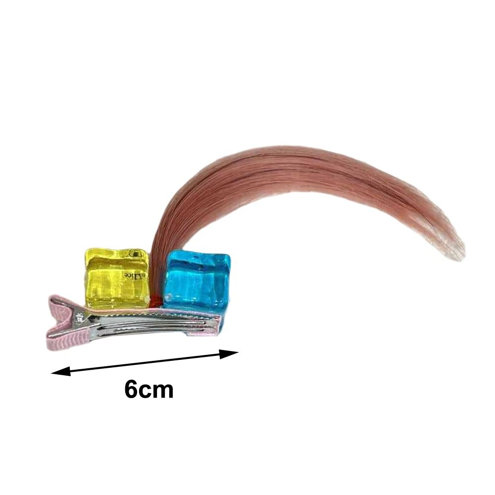 Cute Wig Hair Clips Anime Square Hairpin Sweet Wig Catch Clip Girls Accessories