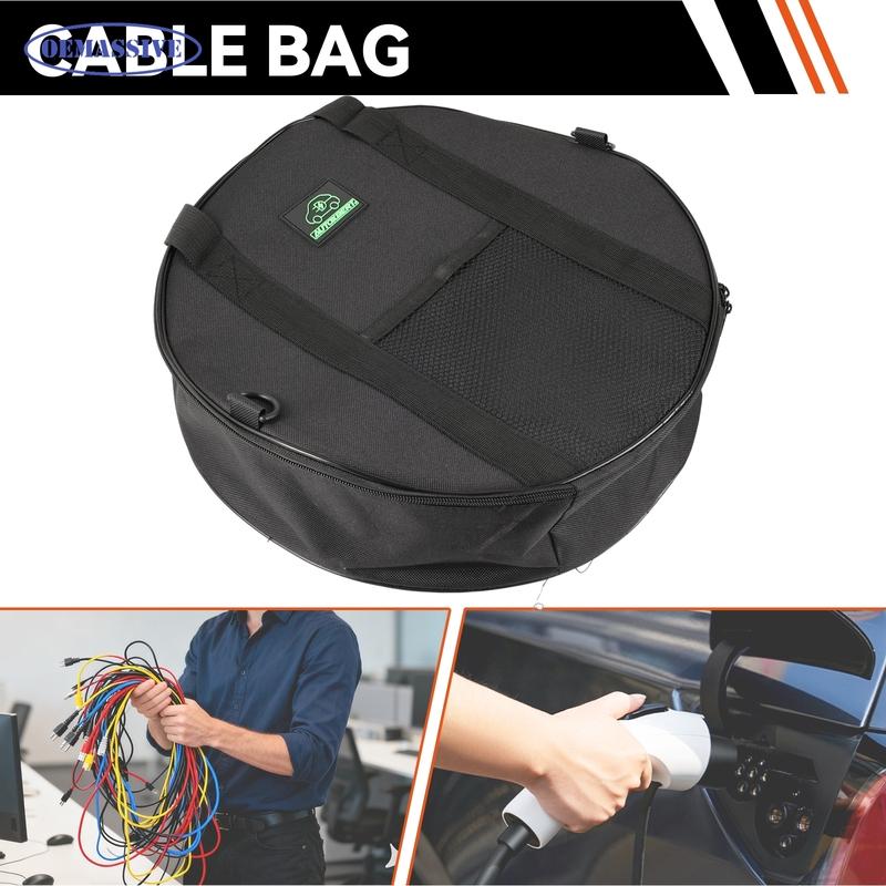 Водонепроницаемая сумка для хранения кабеля зарядного устройства для электромобиля, портативный органайзер для шнура зарядки электромобиля, автомобильные аксессуары, прочный нейлон