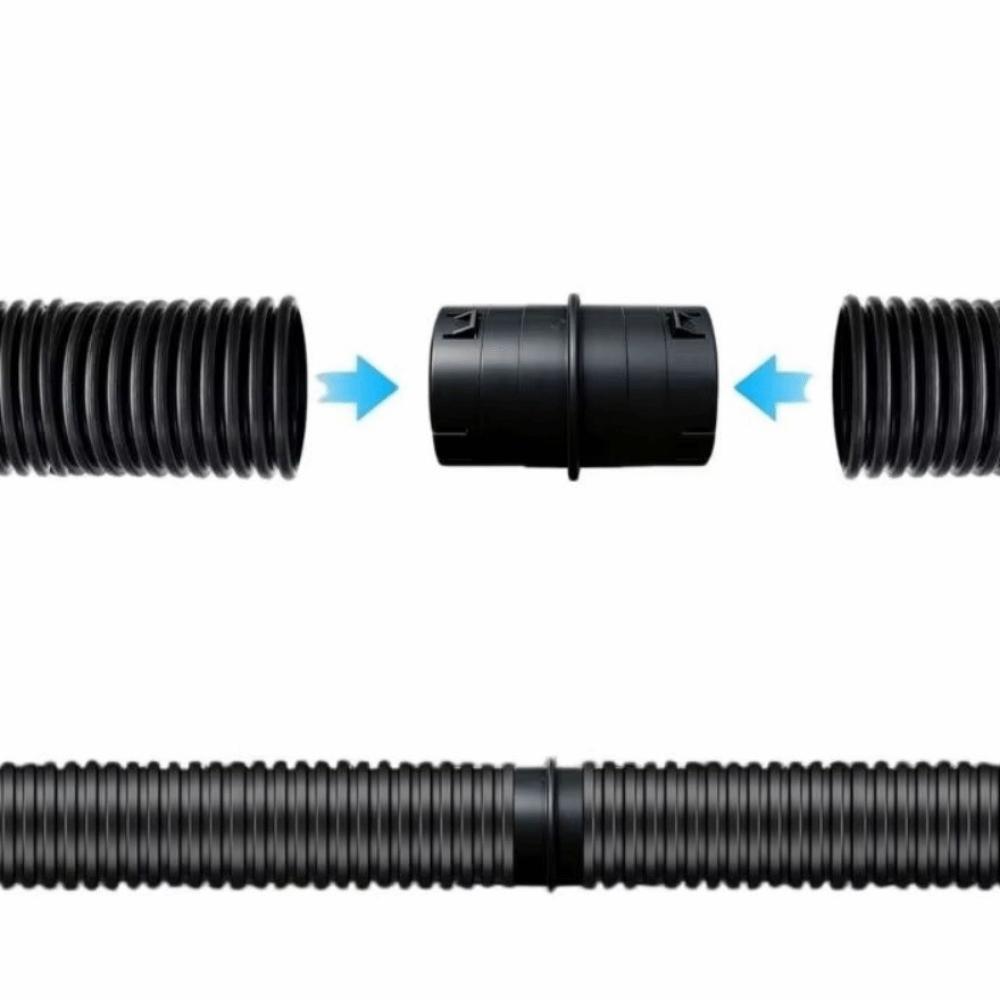 4-inch Pipe Internal Coupling Durable Drainage Adapter Fitting PVC Pipe Joint Corrugated Boat