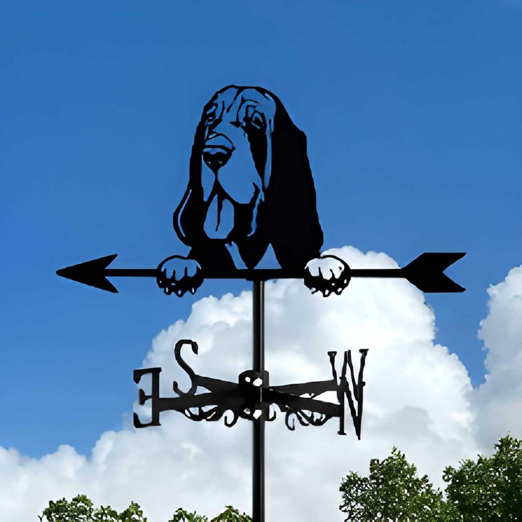 Декоративный железный флюгер - наружное украшение для металлической крыши