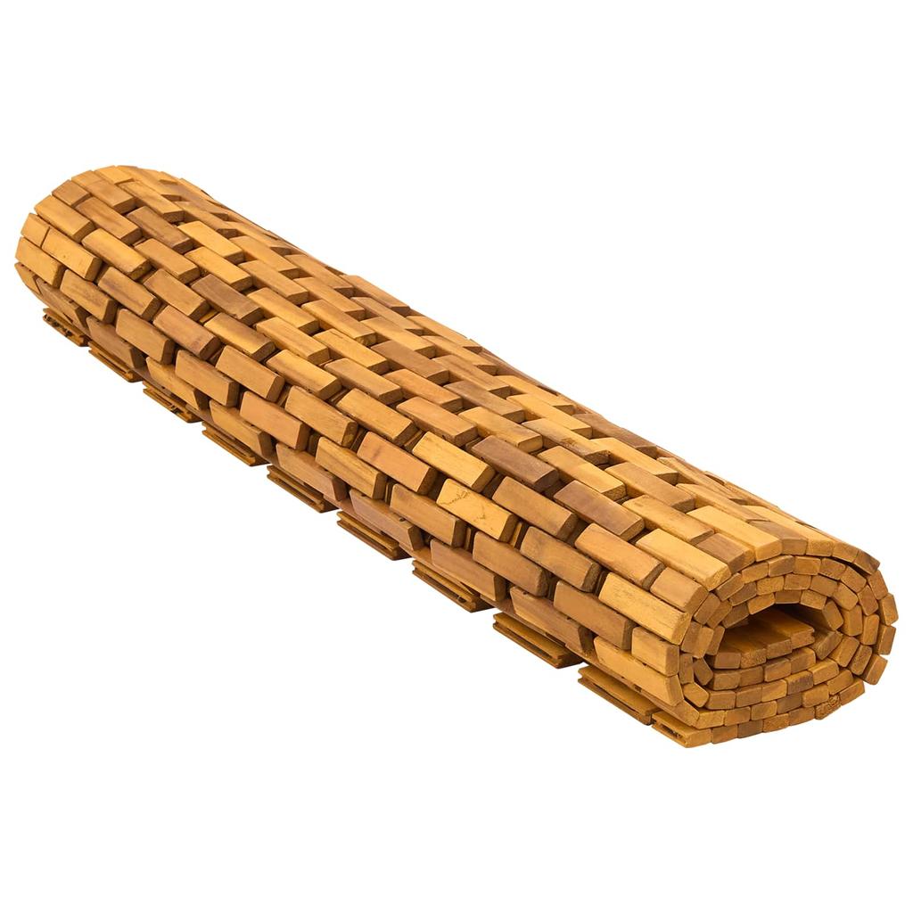 Natural Bath Mat 105 x 160 cm Solid Wood Acacia