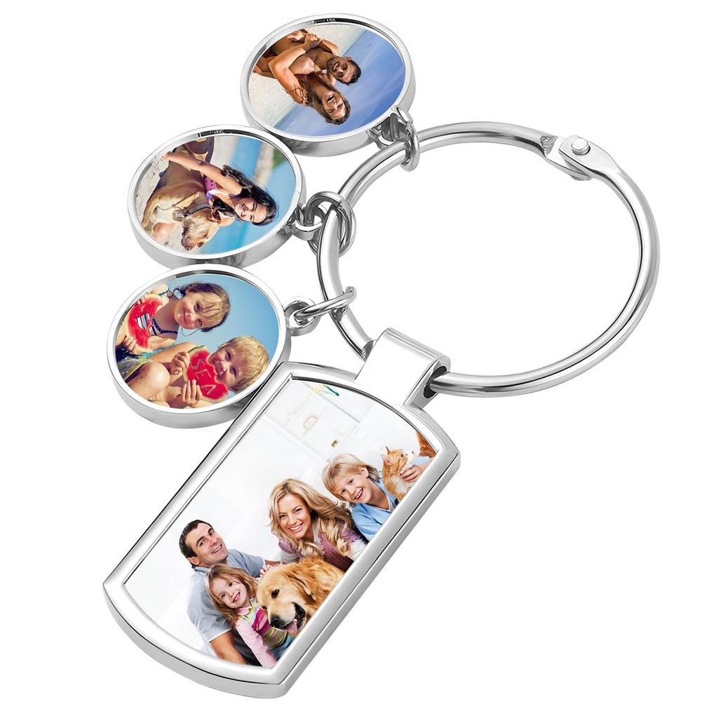 Металлический брелок из нержавеющей стали можно использовать для выгравированных своими руками памятных аксессуаров для ключей