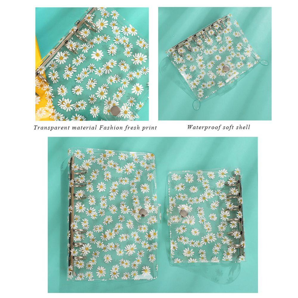 Binder Soft Shell Kawaii Little Daisy Binder File Folder Literary Binder Daisy Notebook Binder