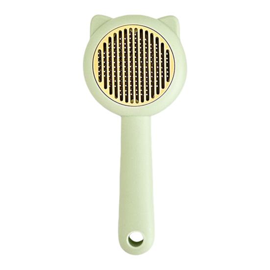 Pet Slicker Brush Self Cleaning Shedding Brush Cat Floating Hair Removal Massage Comb Pet Grooming Accessory for Dogs Cats