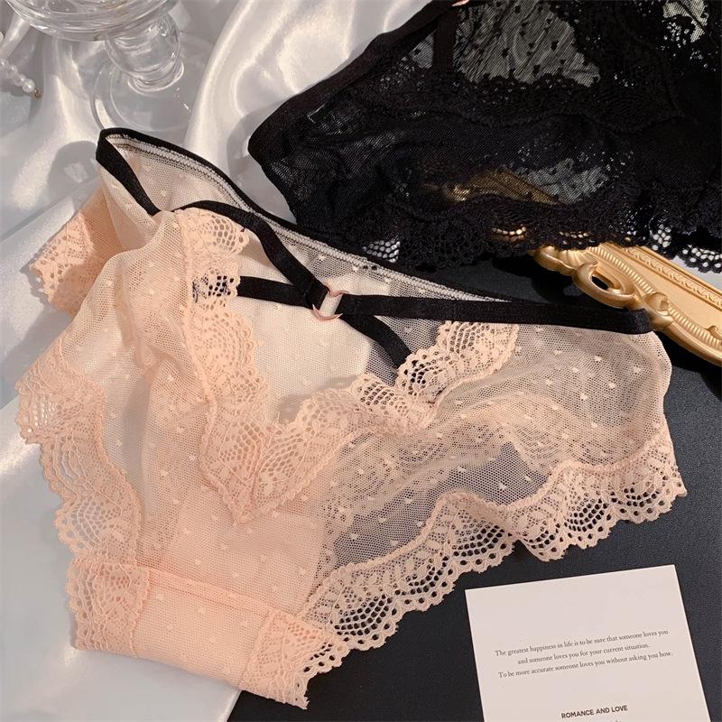 Элегантные кружевные женские бесшовные трусы с низкой посадкой: Дышащий, Тонкий и Стильный