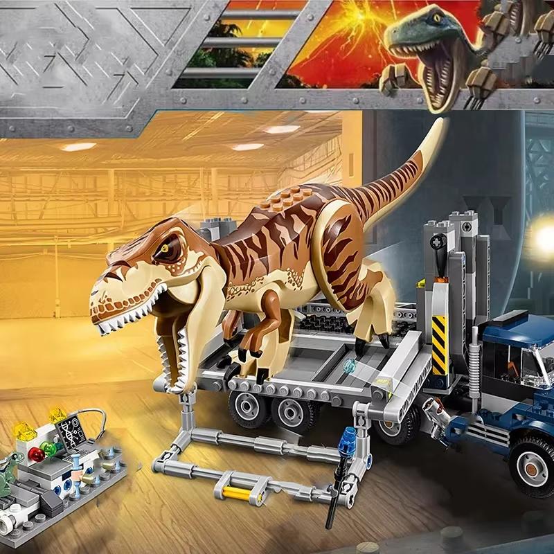 Third Party Compatible Sets Dinosaur World Park Series Building Blocks 76949 Giganotosaurus Allosaurus Toys