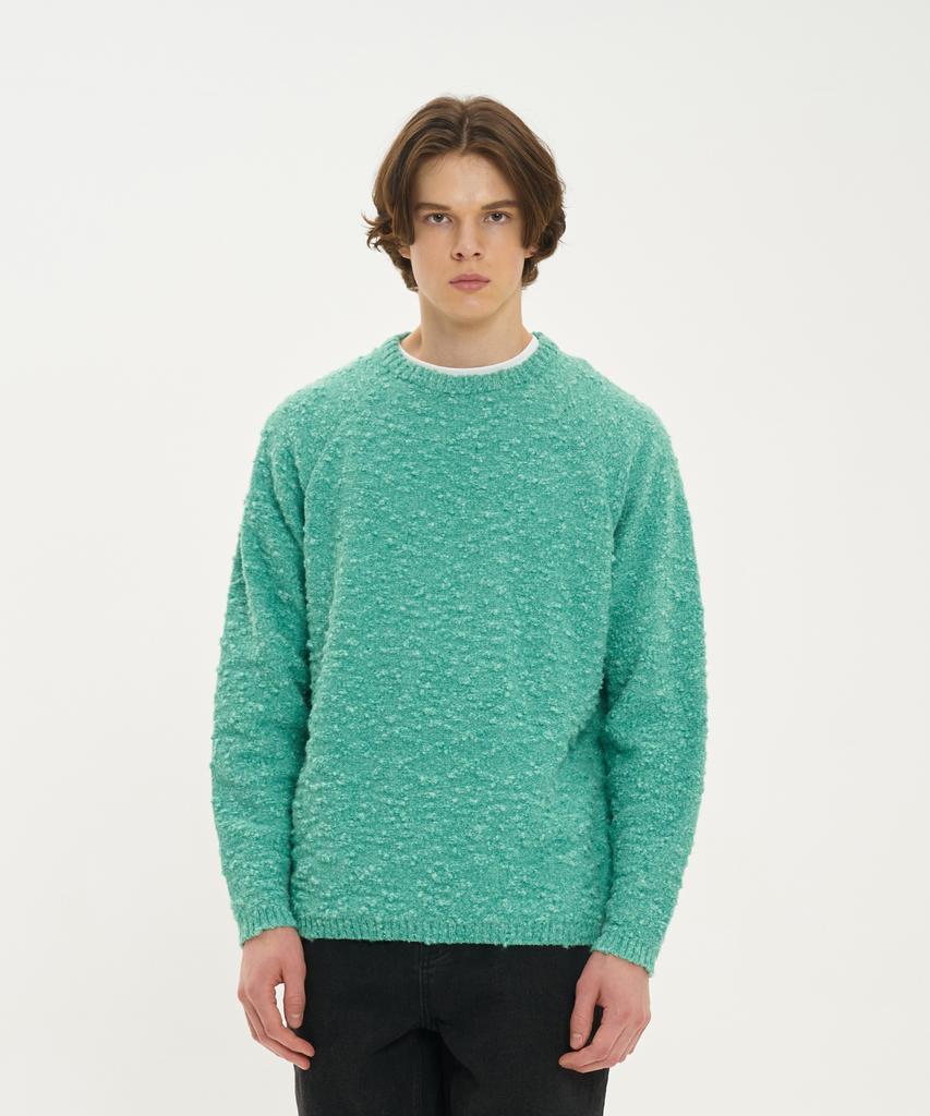 BLOND9 Snow Raglan Round Knit_Mint Green