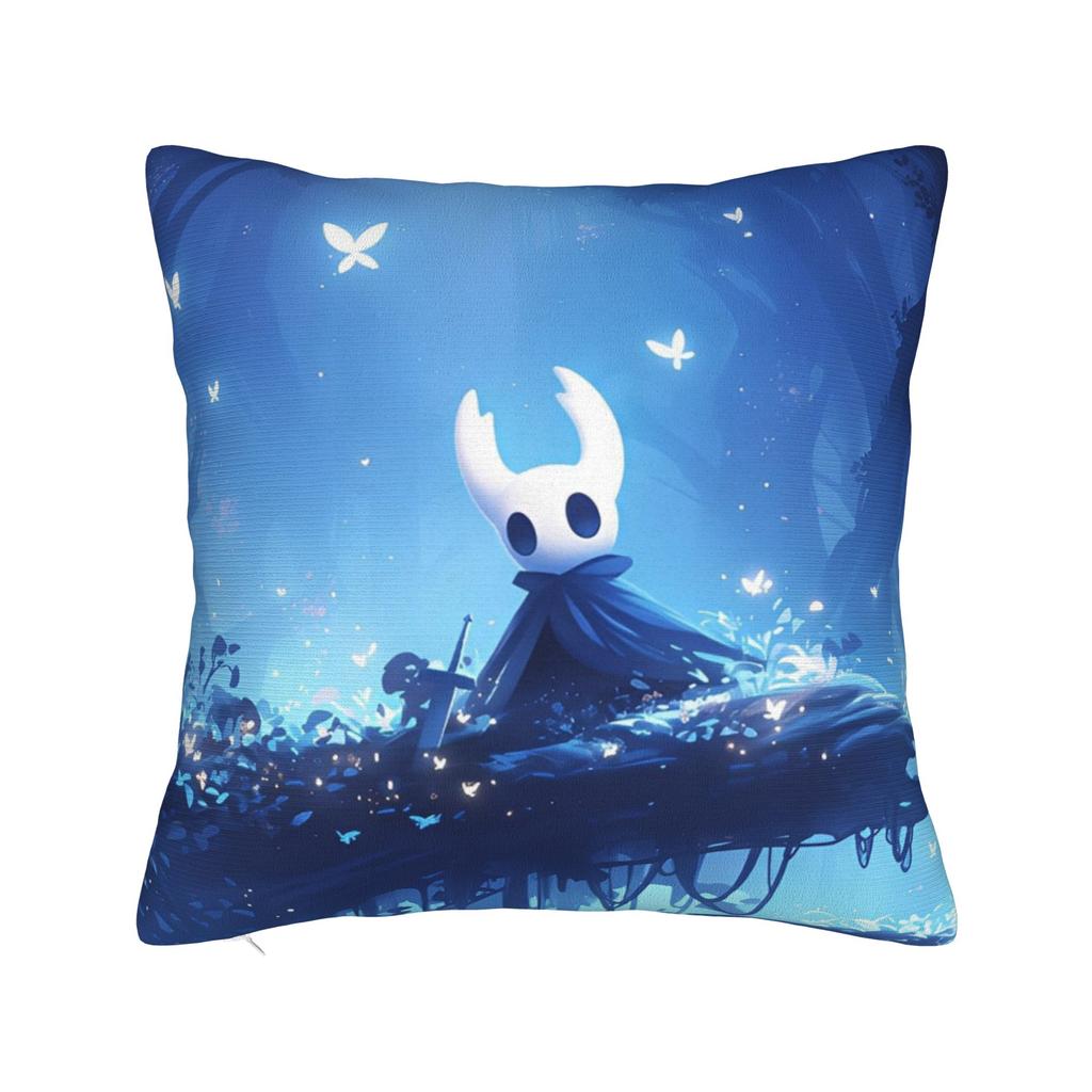Hollow Knight Инди Игры Квадратная Наволочка Подушка-подушка для Action Adventure Новинка Декор на Молнии Наволочка для Автомобиля 18x18