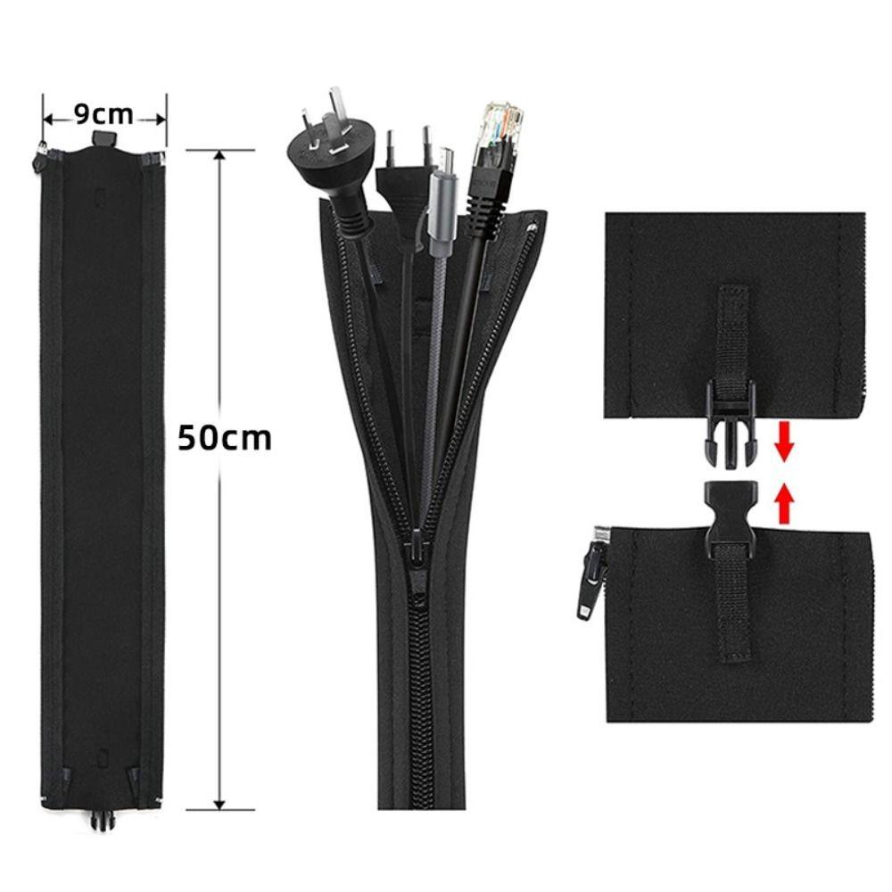 Data Cable Cable Management Sleeve Neoprene Network Cable Organizer  Computer Setup