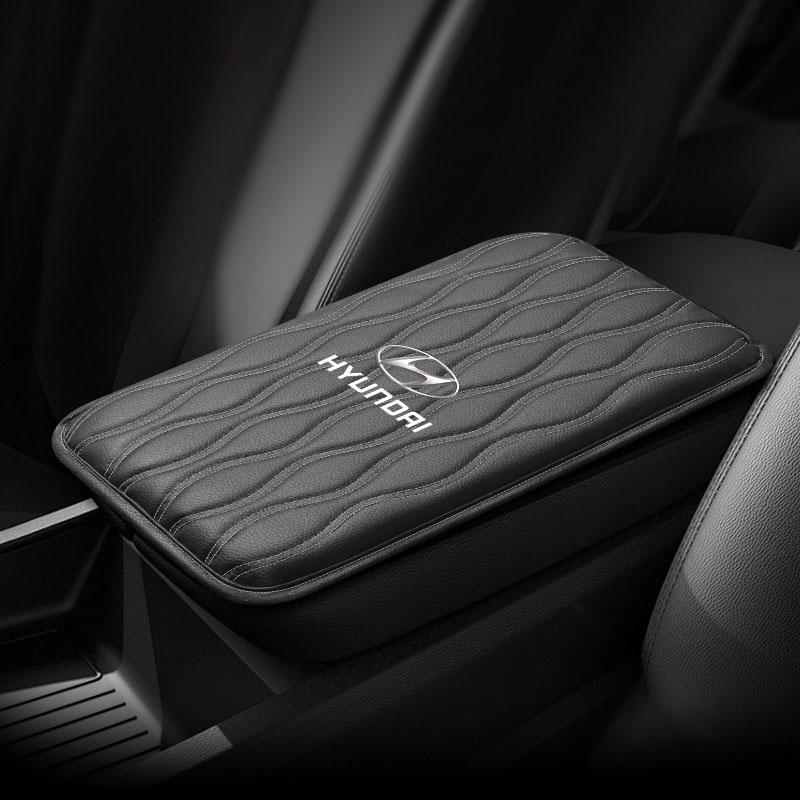 1 шт. Кожаные накладки на подлокотник автомобиля Защитная водонепроницаемая подушка для рук Для Hyundai Santa Fe Sonata Solaris Azera Creta I30 Ix25 Tucson IX35
