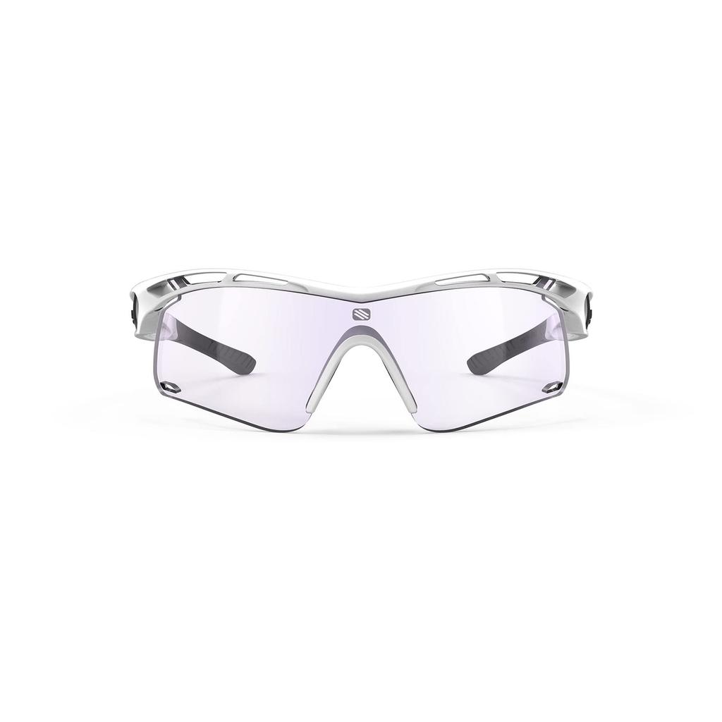 RUDYPROJECT TRALYX SLIM Спортивные Белые Фотохромные Лазерные Линзы 128 мм + Солнцезащитные Очки, Глянцевый/impX2 Фиолетовый, SP787569-0000, Ширина