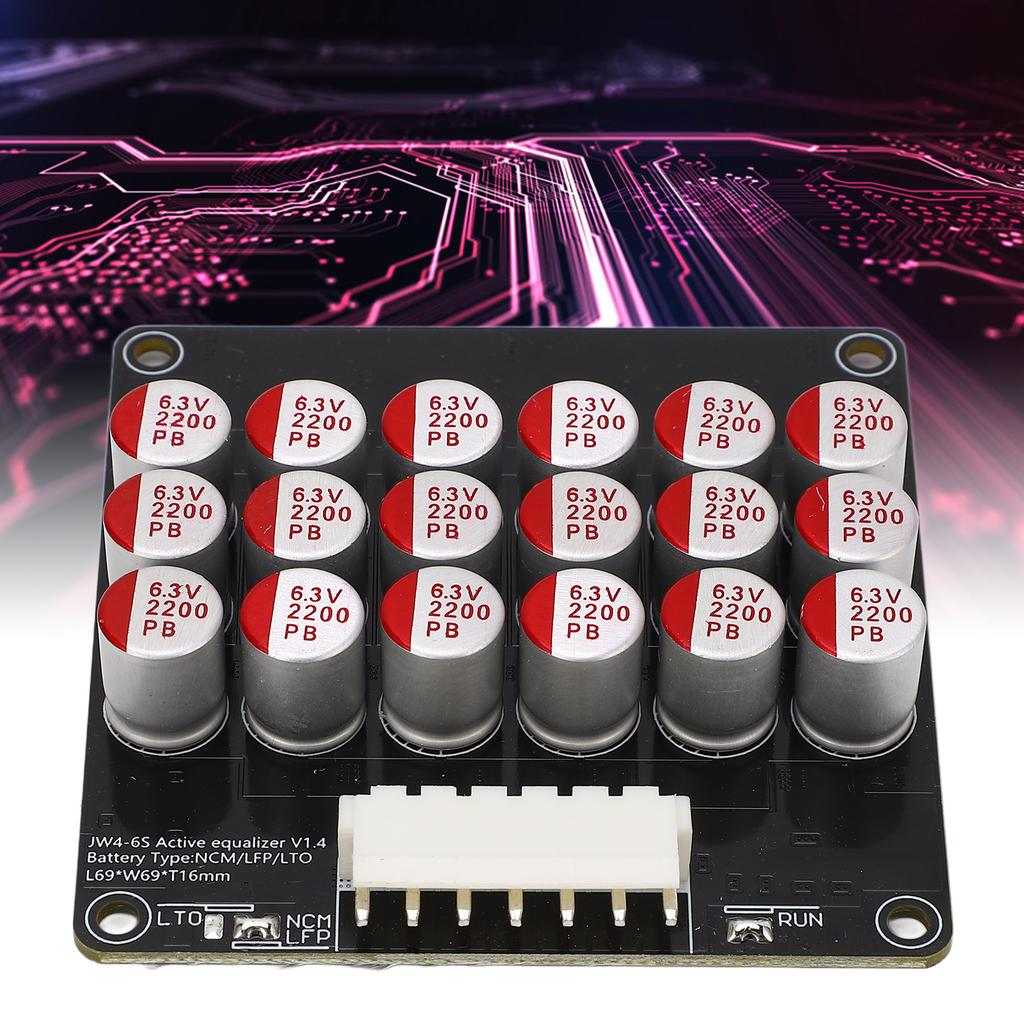 Battery Active Equalizer 6S 1.8V‑4.5V Capacitor Balance Board Energy Transfer Balancer Module
