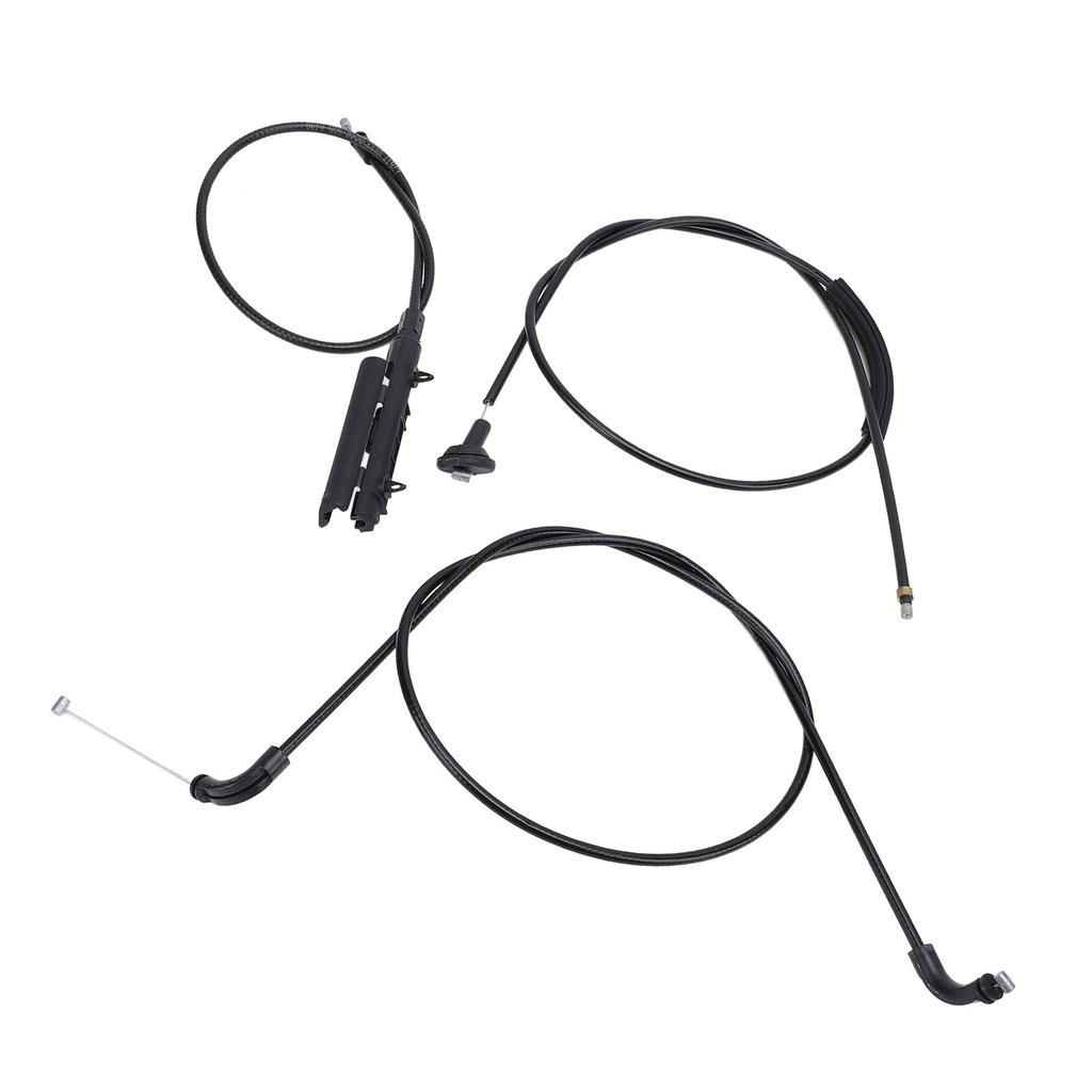 Трос открывания капота двигателя, комплект тросов Боудена, стальной трос, ПВХ 51237197474 для 7 серии E65 E66 740i