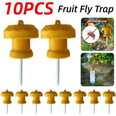 10 шт. Подвесная ловушка для плодовых мушек Приманка для насекомых-вредителей Ловушка для борьбы с вредителями Аксессуар для защиты фруктов на ферме, в саду, на огороде