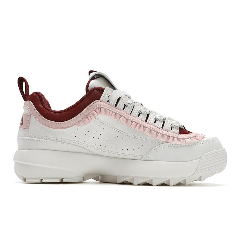 Fila Disruptor 2 Серия Ретро Универсальная Мода Спорт Удобная Амортизирующая Прочная Низкий Верх Повседневная Обувь для Образа Жизни Женские кроссовки F12W512135FSR