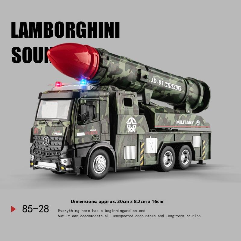 Alloy Truck Toys Children's Semi-Trailer Transporter Construction Vehicle Flat Trailer Model Car