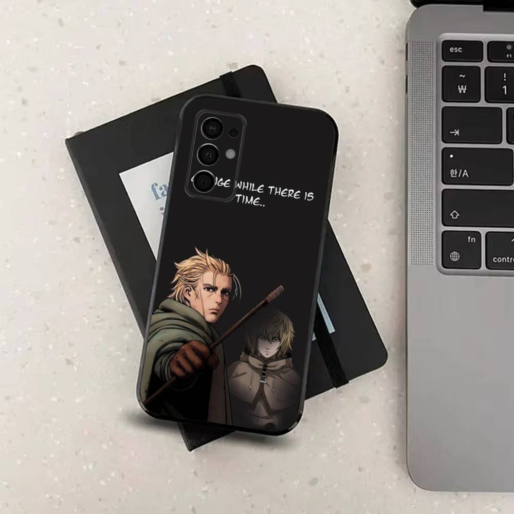 Comics V-VINLAND S-SAGA Phone Case For Samsung Galaxy A73,91,80,72,51,53,52,71,22,5G,Note,J7,8,9 Soft Black Cover