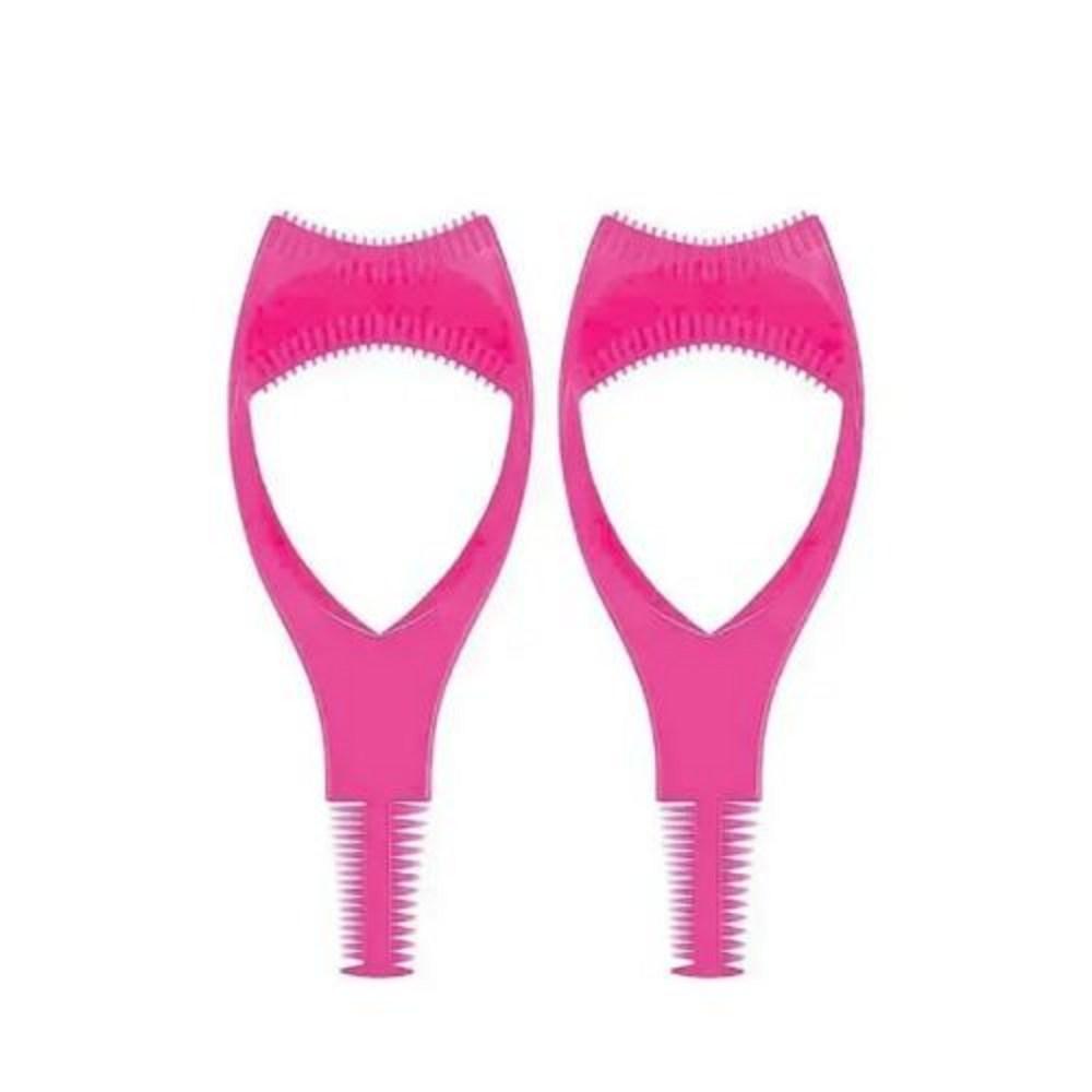 Макияж Тушь для ресниц Shield Guide Guard Eyelash Curling Comb Косметический аппликатор Curve Comb Eyelash Tool 3 в 1 2 шт.