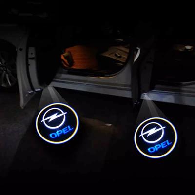 Светодиодные лампы-проекторы с логотипом OPC Line для дверей автомобиля Vauxhall Corsa Astra Vectra Crossland, аксессуары, декор