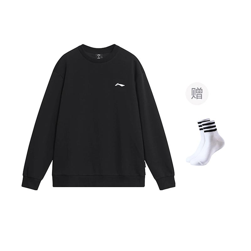 Толстовки Li Ning Мужские с круглым вырезом Средняя обычная AWDTD81-1