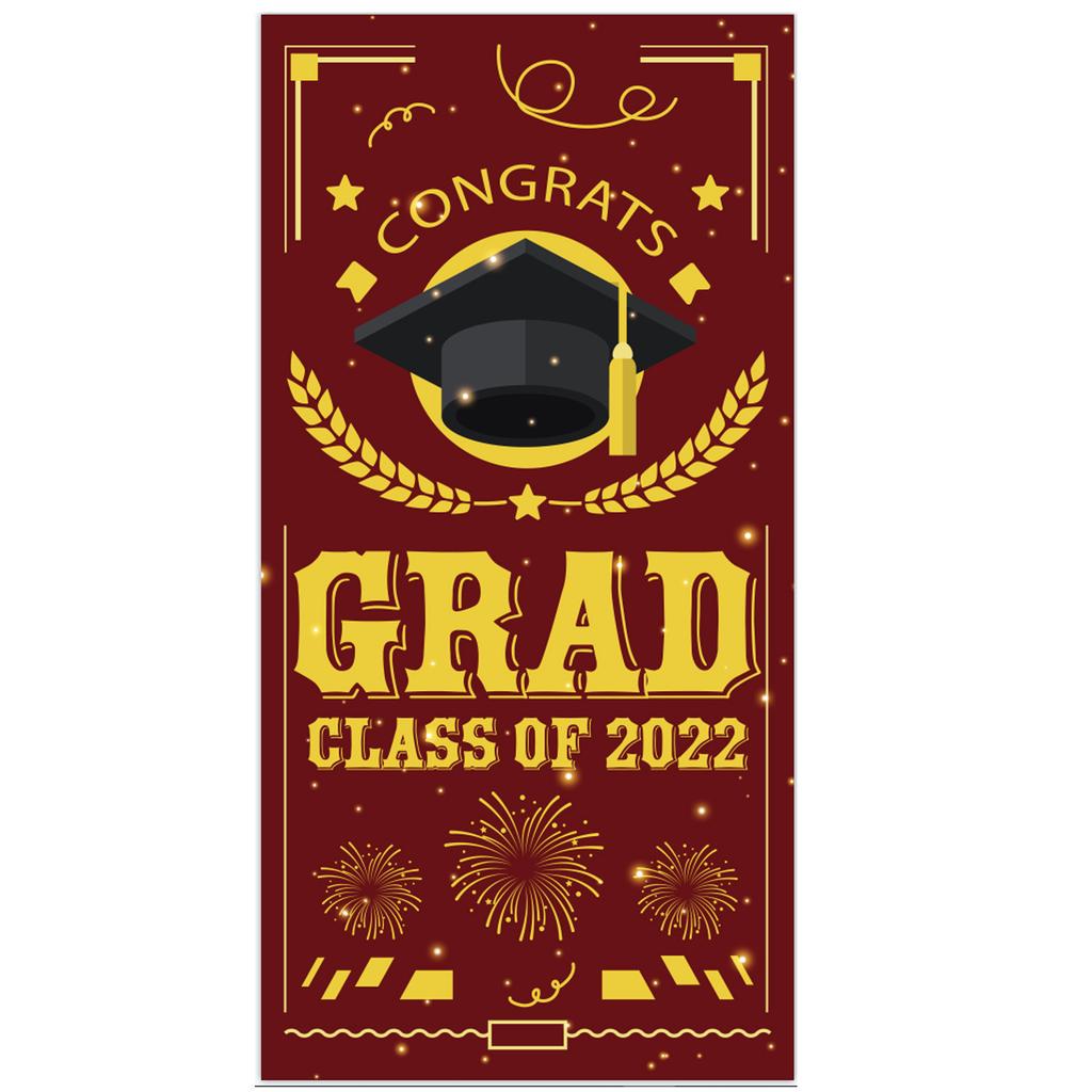 Graduation Season Decorative Vertical Poster Class Of Graduation Courtyard Decoration Party Banner Customization