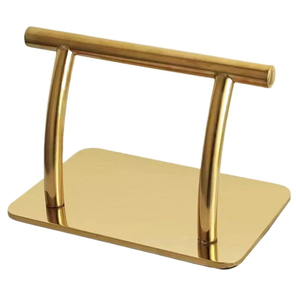 Stainless Steel Foot Rest Ergonomic Design Barber Chair Foot Rest Chair Accessory Parts SPA Supply