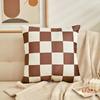 Fashion Checkerboard Plaid Cushion Cover Pillowcase Sofa Seat Bed Retro Home Decor Pillowcase