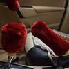 1 Pair of Soft Plush Handbrake Cover Set Warm Handbrake Grip Covers  Automatic Transmission