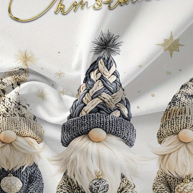 Комплект пододеяльника с рождественской темой гномов, 3 предмета, модная 3D цифровая печать с наволочками, 1 * одеяло + 2 * наволочки