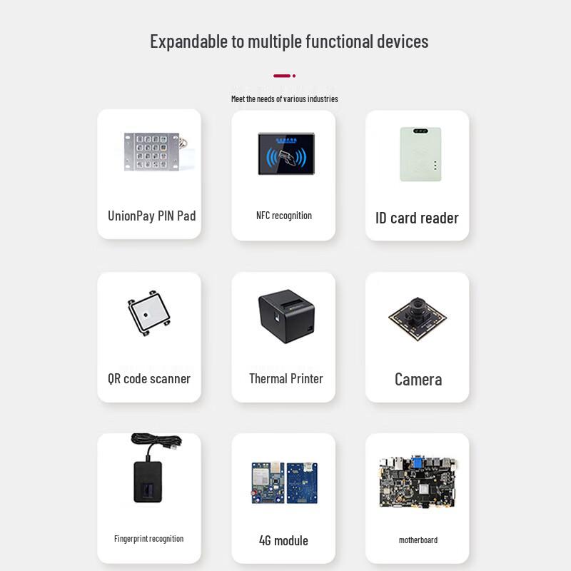 Ushida 21.5-inch Touchscreen Self-Service Kiosk CN plug (adapter included)