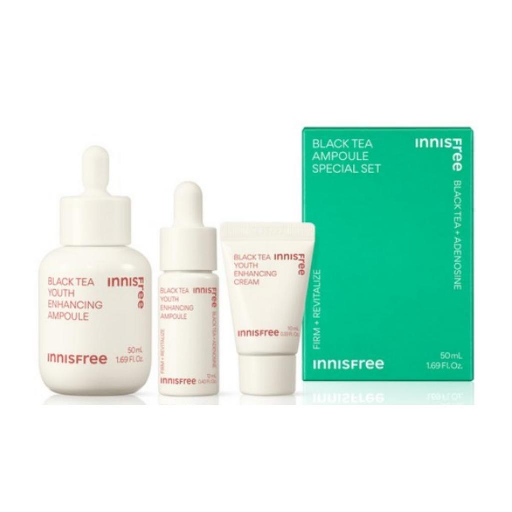 Innisfree Набор ампул для повышения молодости черного чая