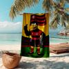 1pc Flamengo Mascot Stadium Cartoon Quick Dry Microfiber Bath Towel for Swimming Surfing Camping Unisex Holiday. SJT7201107
