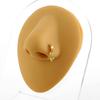 Stainless Steel Long Fashion Nose Rings For Women Copper With Heart Dangle L-Bend Nose Piercing Rings Body Jewelry