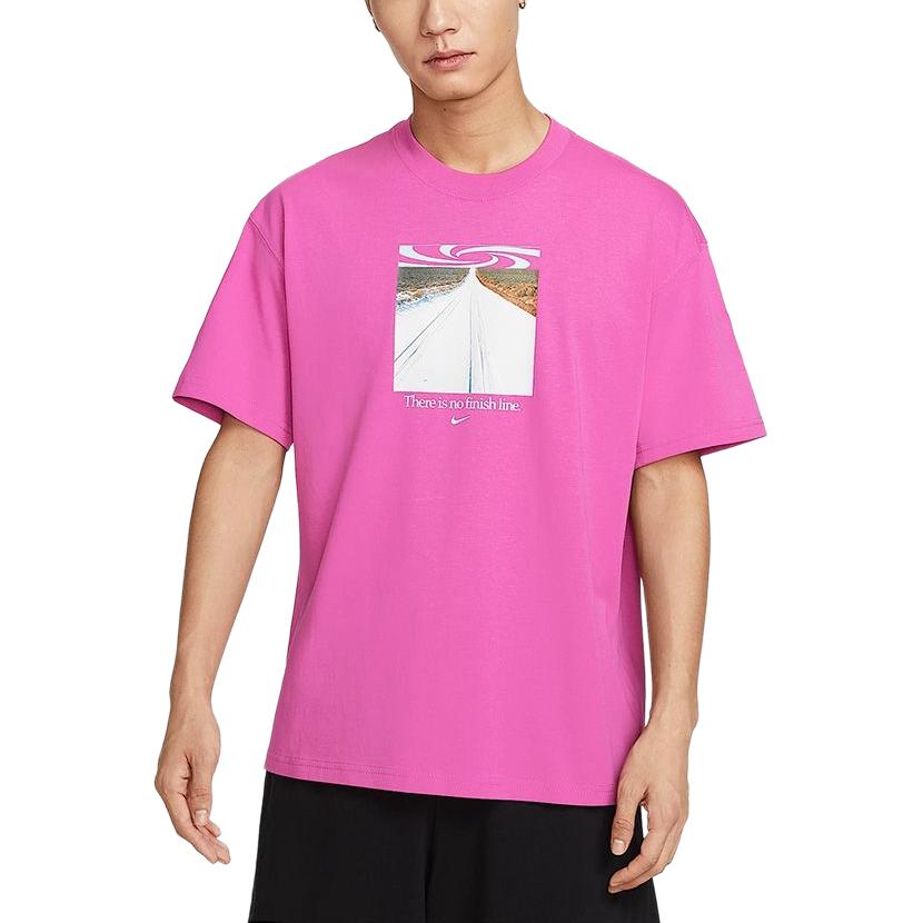 Nike T Shirts Men's HQ9269 623 Crew Neck