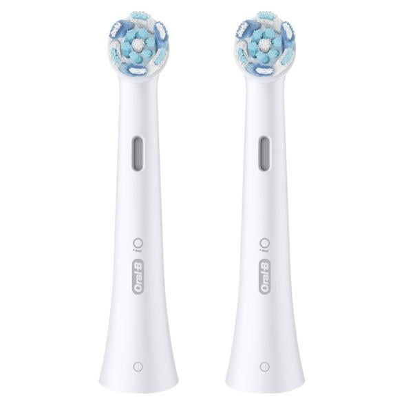 Oral-b io ultimate clean toothbrush heads 2 pcs white