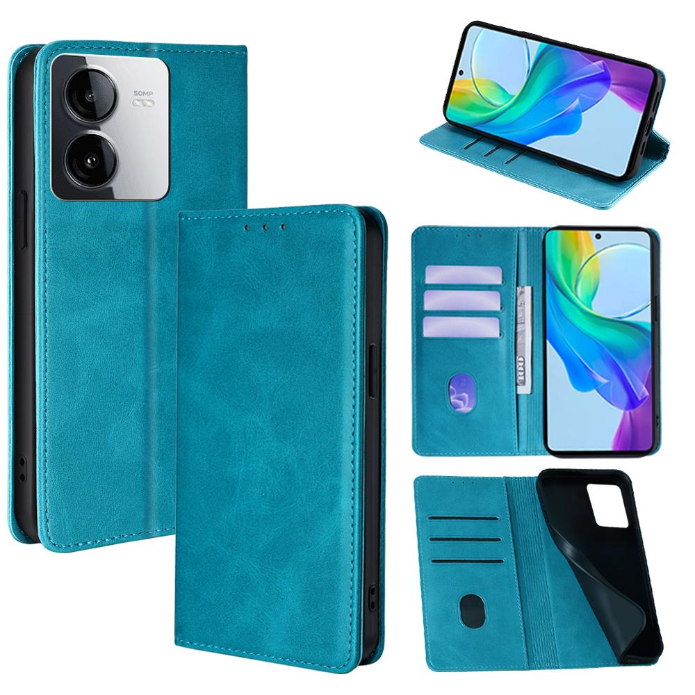 Магнитный чехол для телефона VIVO Y78T Y77T Y55S Y77 Y36 Y78 Plus Y55 Y73T Y73 Y75 Y52 Y51S откидная крышка кожаный чехол-кошелек с отделениями для карт