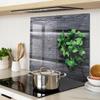 Kitchen Multifunctional Decorative Board Tempered Mint Wood 60x52 cm