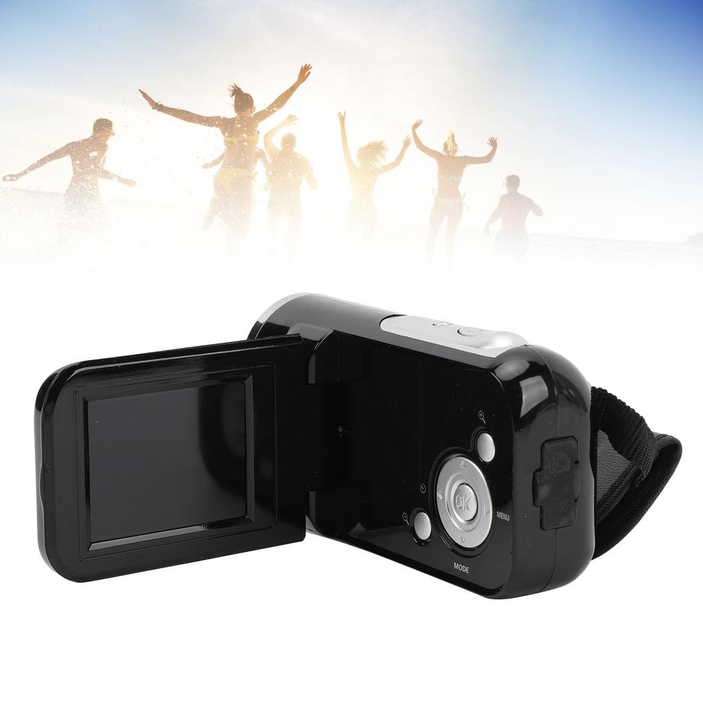 1080P 16MP Video Recording Camera with 16X Zoom and Anti-Shake, 2-Inch Rotating LCD Screen, for Recording Growth, Travel, and Weddings