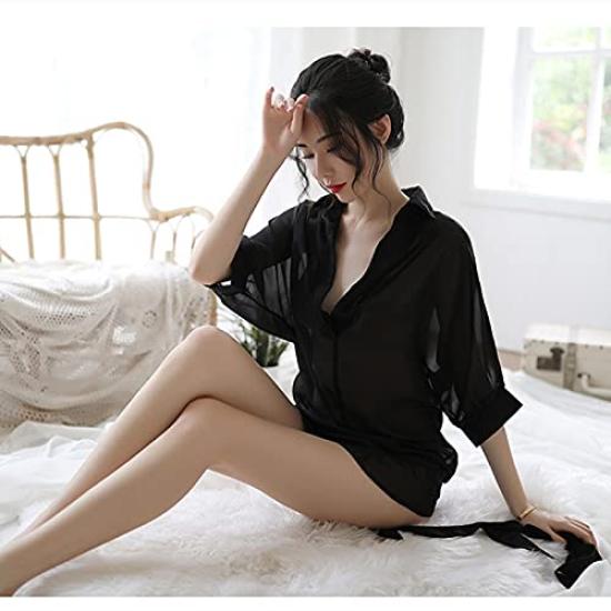 Babydoll Сексуальный Популярный Большой Размер Милый Прозрачный Экстремальный Кружевной Комплект Нижнего Белья Рубашка Стиль Нижнего Белья Пижама Мини Платье Прозрачная Ночная Рубашка