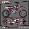 SPACE Custom Motorcycle Graphics Background Adhesive Decal for HONDA 2022-2024 CRF250RX 21-24 CRF450RX Decals Stickers Kits