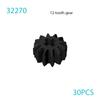 DIY Building blocks MOC Technical Gear Axle Bricks Parts Worm Rack Conector Train Car Crane Model Assembles Christmas Gifts