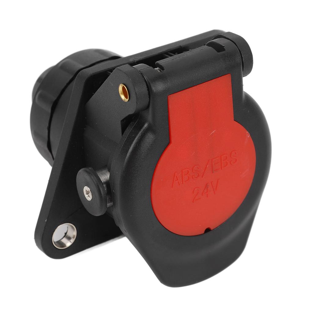 24V Trailer Connector 7 Pin Reliable Connection Wiring Adapter Plug Connector for RV Caravan Boat