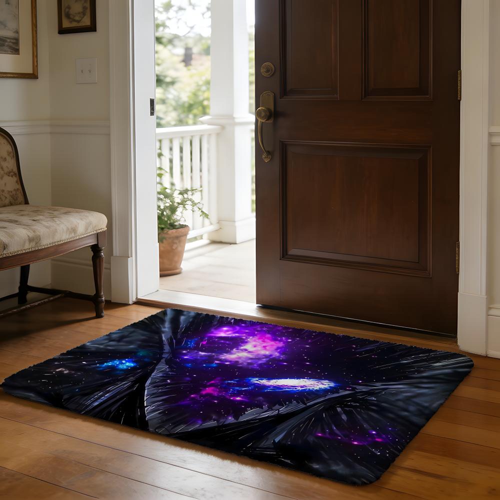 Floor Mat Soft Flannel Rug Non Slip Absorbent Mat for Bathroom Bedroom Home Decor Anime Hot O One Punch Man