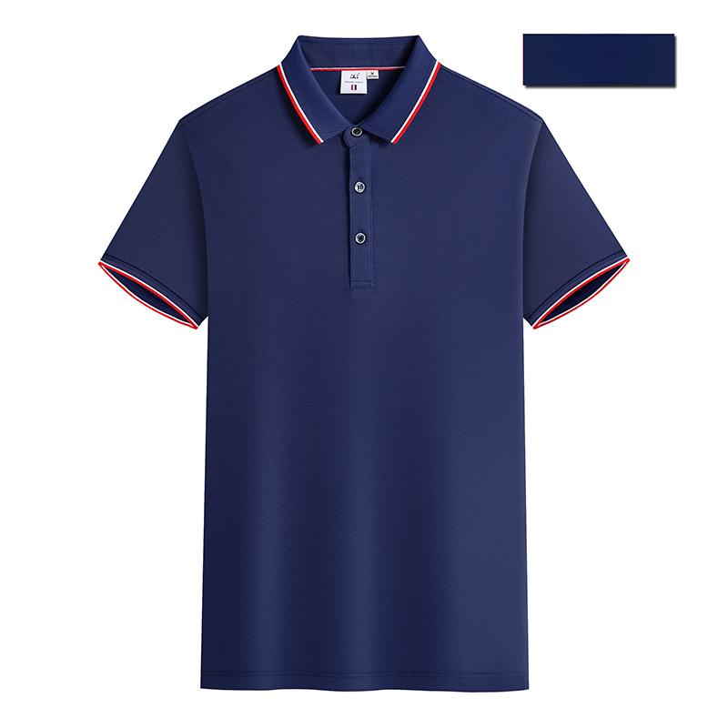 Футболка с коротким рукавом, мужская рубашка поло, простая футболка, летние лацканы с половиной рукавом, однотонный топ, тонкая мужская футболка