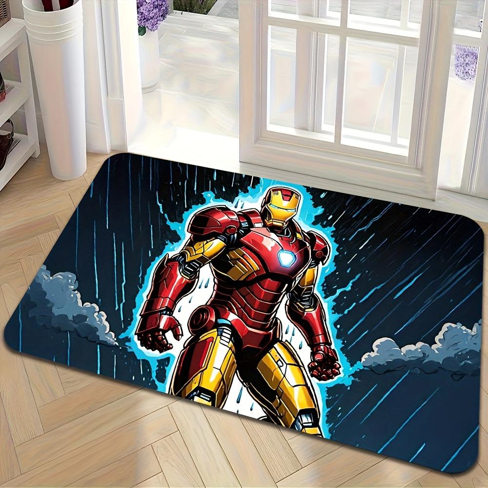 1pc, Floor Mat, Superhero & Classic Hero Themed Design, Multiple Sizes, Suitable for Living Room, Bathroom, Kitchen, Hotel, A