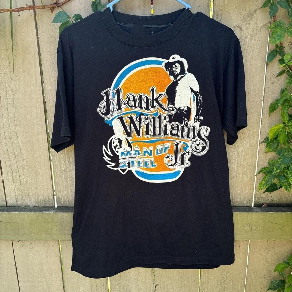 Vintage 80039;s Hank Williams Jr. Country Music T-Shirt Remake Unisex T-Shirt