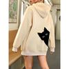 Womens Oversized Graphic Hoodie Casual Streetwear Sweatshirt