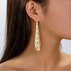 Европейские и американские модные серьги-капли с выраженным дизайном, набор персонализированных серег