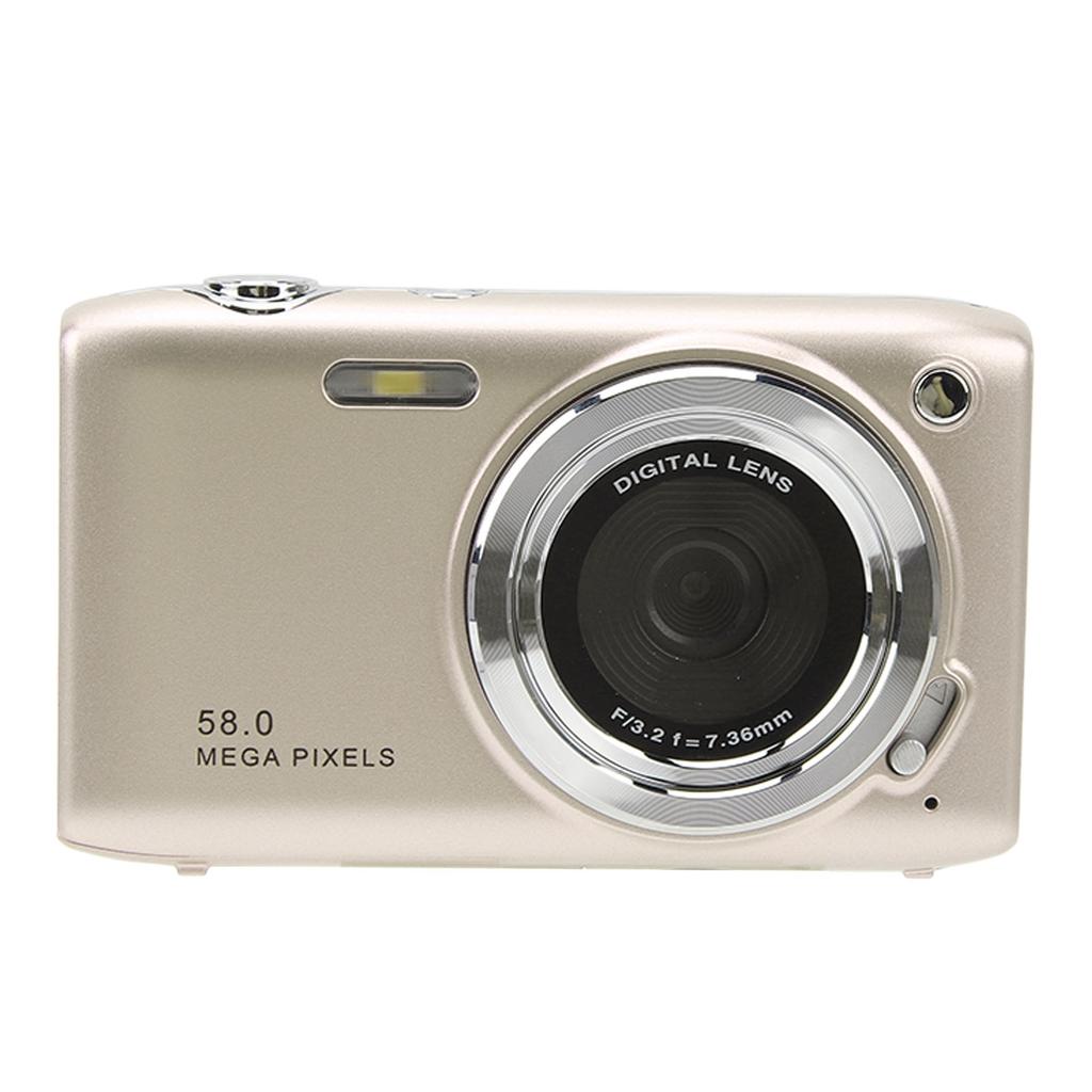 Digital Cam a 2.88 Inch Screen 58MP 4K HD 16X Zoom Fixed NaMacro Timed Photography Digital Video Cam a